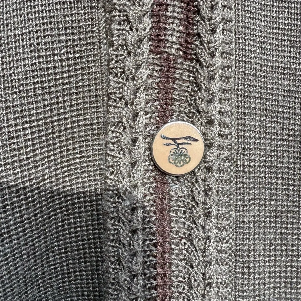 VINTAGE Grandpa cardigan sweater wool